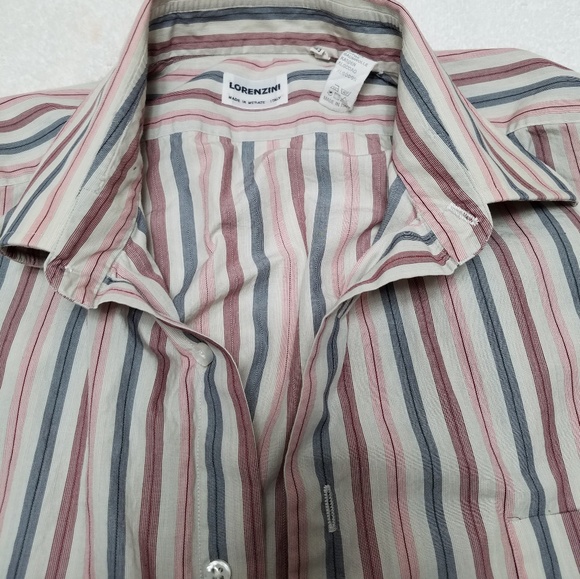 Lorenzini Italian button down shirt size 17 - Picture 3 of 3